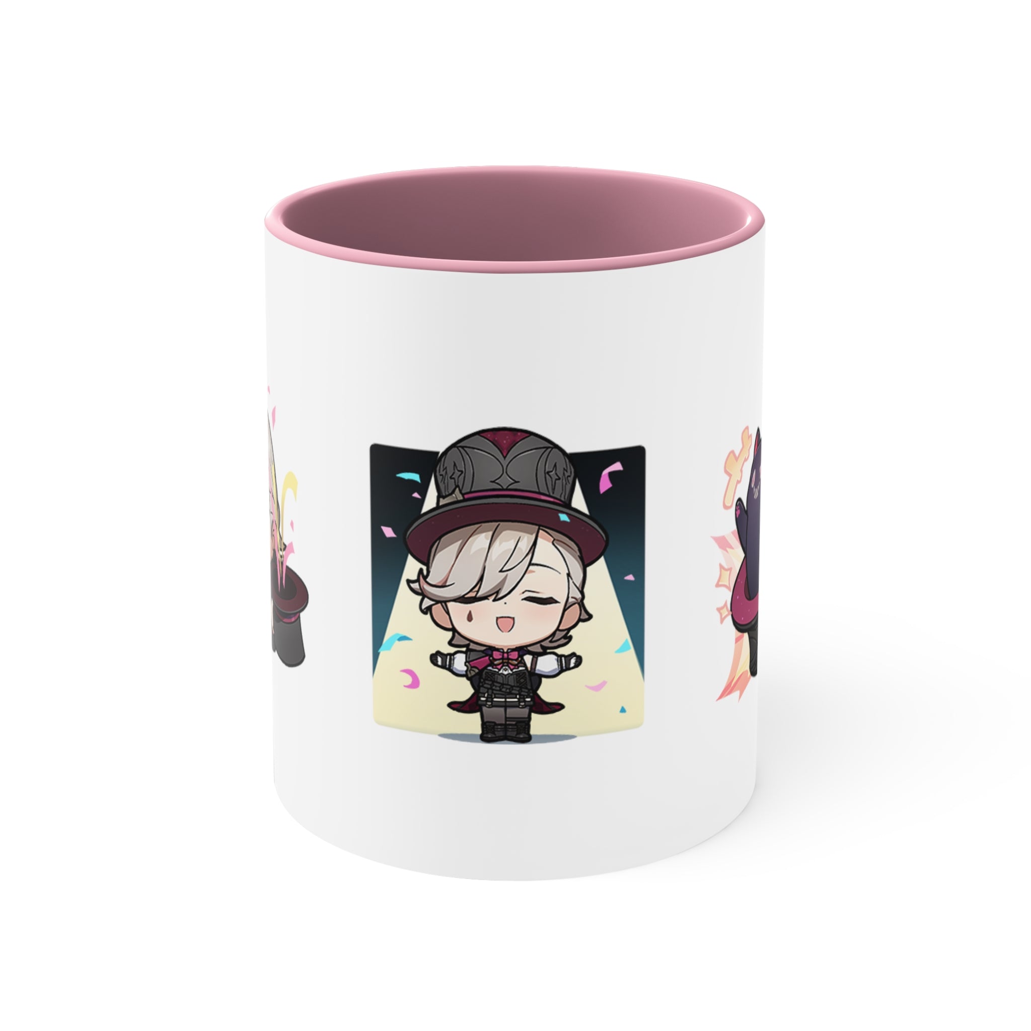 Lyney Genshin Impact Accent Coffee Mug, 11oz Cups Mugs Cup Gift For Gamer Gifts Game Anime Fanart Fan Birthday Valentine's Christmas