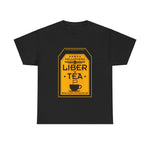 Load image into Gallery viewer, Helldivers 2 Liber-tea T-shirt Unisex Heavy Cotton Tee Liberty Libertea Funny Helldiver Game Gamer Shirt Gift For Her Gift For Him
