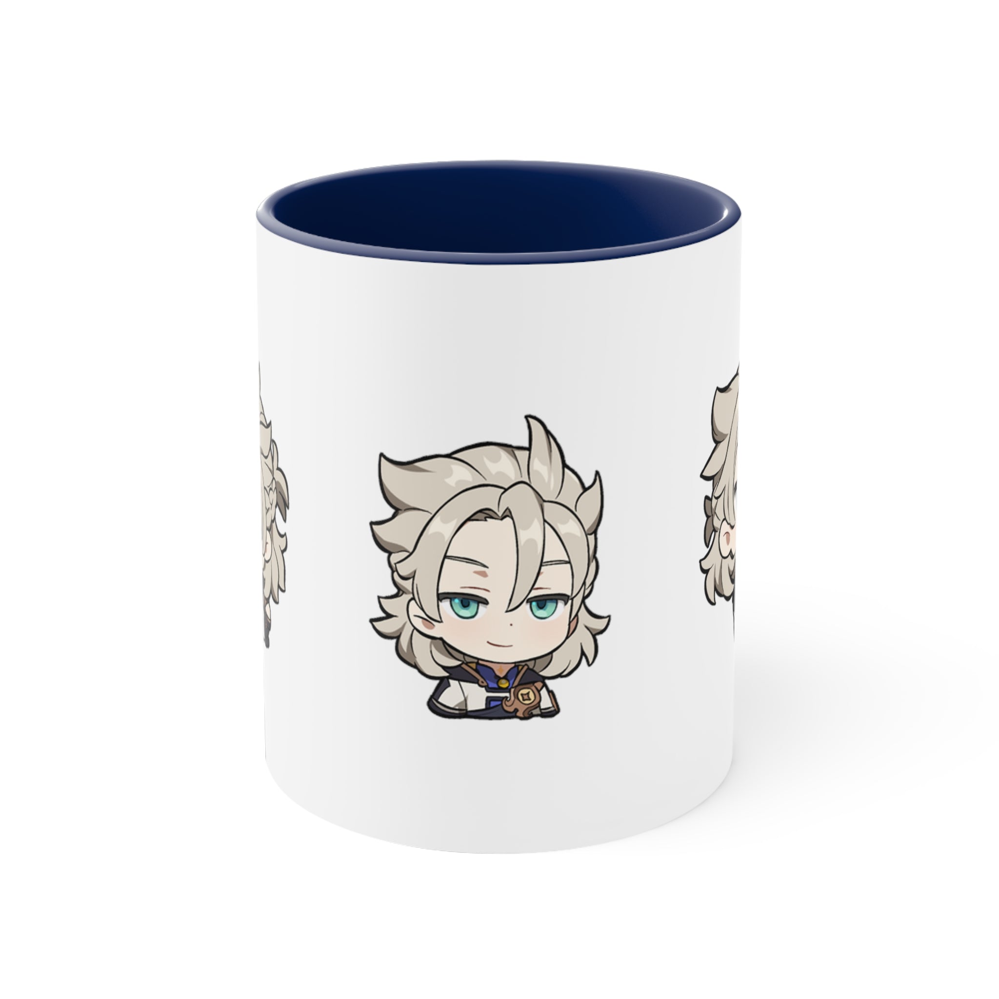 Albedo Genshin Impact Accent Coffee Mug, 11oz Cups Mugs Cup Gift For Gamer Gifts Game Anime Fanart Fan Birthday Valentine's Christmas