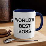 Load image into Gallery viewer, The Office World&#39;s Best Boss Accent Coffee Mug, 11oz
