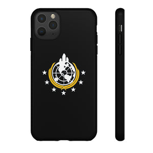 Helldivers 2 Superearth Flag Black Edition Tough Phone Cases Helldiver Gift For Him Her Gamer Game Gifts Birthday Mobile Case Cool Cute Funny Christmas Valentine's