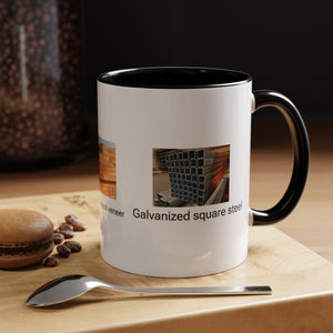 Galvanized Square Steel Meme Coffee Mug (11oz)