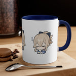 Load image into Gallery viewer, Jean Genshin Impact Accent Coffee Mug, 11oz Cups Mugs Cup Gift For Gamer Gifts Game Anime Fanart Fan Birthday Valentine&#39;s Christmas
