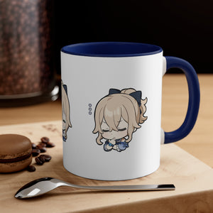 Jean Genshin Impact Accent Coffee Mug, 11oz Cups Mugs Cup Gift For Gamer Gifts Game Anime Fanart Fan Birthday Valentine's Christmas