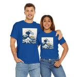 Load image into Gallery viewer, The Great Duck Off Kanagawa Wave T-shirt Unisex Heavy Cotton Tee Gift For Him Gift For Her Cute Japanese Couple Shirt Tshirt
