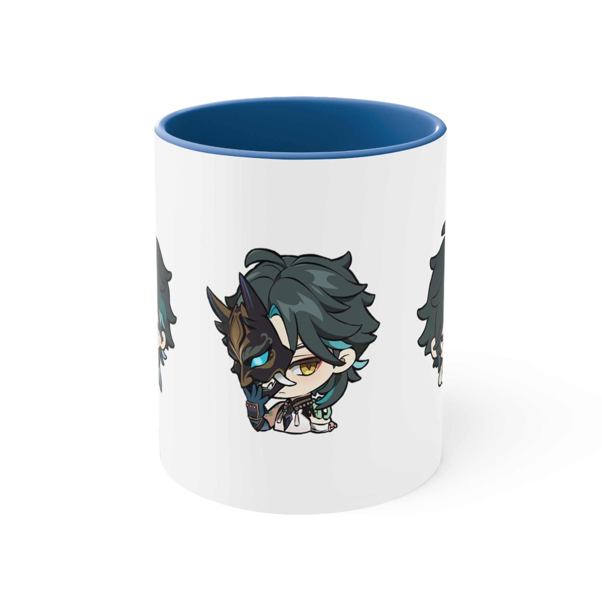 Xiao Genshin Impact Accent Coffee Mug, 11oz Cups Mugs Cup Gift For Gamer Gifts Game Anime Fanart Fan Birthday Valentine's Christmas