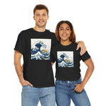 Load image into Gallery viewer, The Great Duck Off Kanagawa Wave T-shirt Unisex Heavy Cotton Tee Gift For Him Gift For Her Cute Japanese Couple Shirt Tshirt
