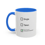Load image into Gallery viewer, Hollow Knight Gaming Mug — "Busy Playing" Checkbox Coffee Cup (11oz/15oz)
