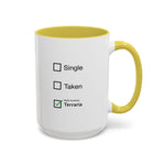 Load image into Gallery viewer, Terraria Checklist Coffee Mug (11oz &amp; 15oz) - Gamer Gift
