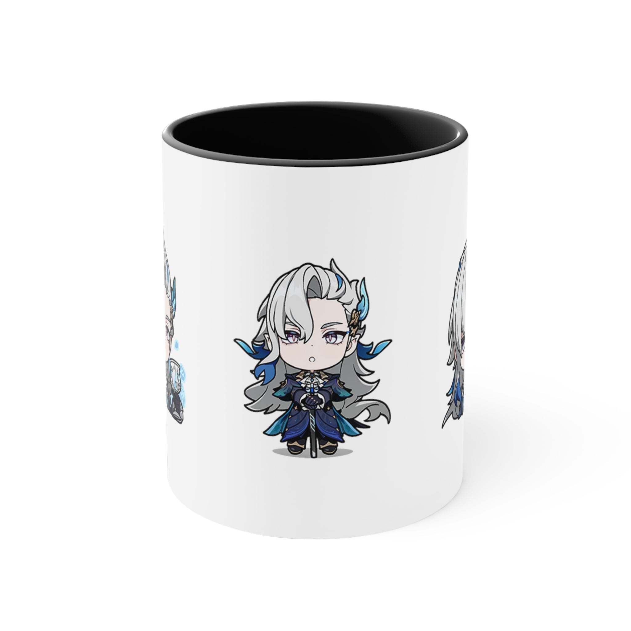 Neuvillette Genshin Impact Accent Coffee Mug, 11oz  Cups Mugs Cup Gift For Gamer Gifts Game Anime Fanart Fan Birthday Valentine's Christmas