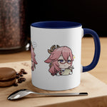 Load image into Gallery viewer, Yae Miko Genshin Impact Accent Coffee Mug, 11oz Cups Mugs Cup Gift For Gamer Gifts Game Anime Fanart Fan Birthday Valentine&#39;s Christmas
