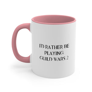 Guild Wars 2 I'l Rather Be Playing Coffee Mug, 11oz cups mugs cup Gamer Gift For Him Her Game Cup Cups Mugs Birthday Christmas Valentine's Anniversary Gifts