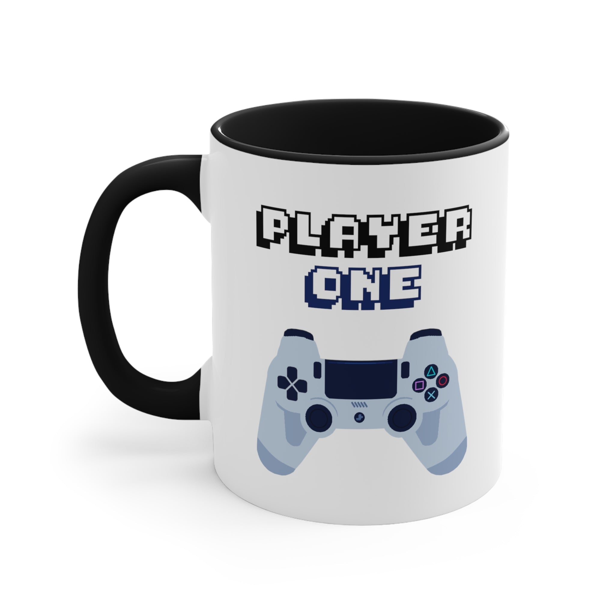 Player One & Two  Gamer Coffee Mug, 11oz Gamer Mug Couple Mug Gift For Him Gift For Her Valentine