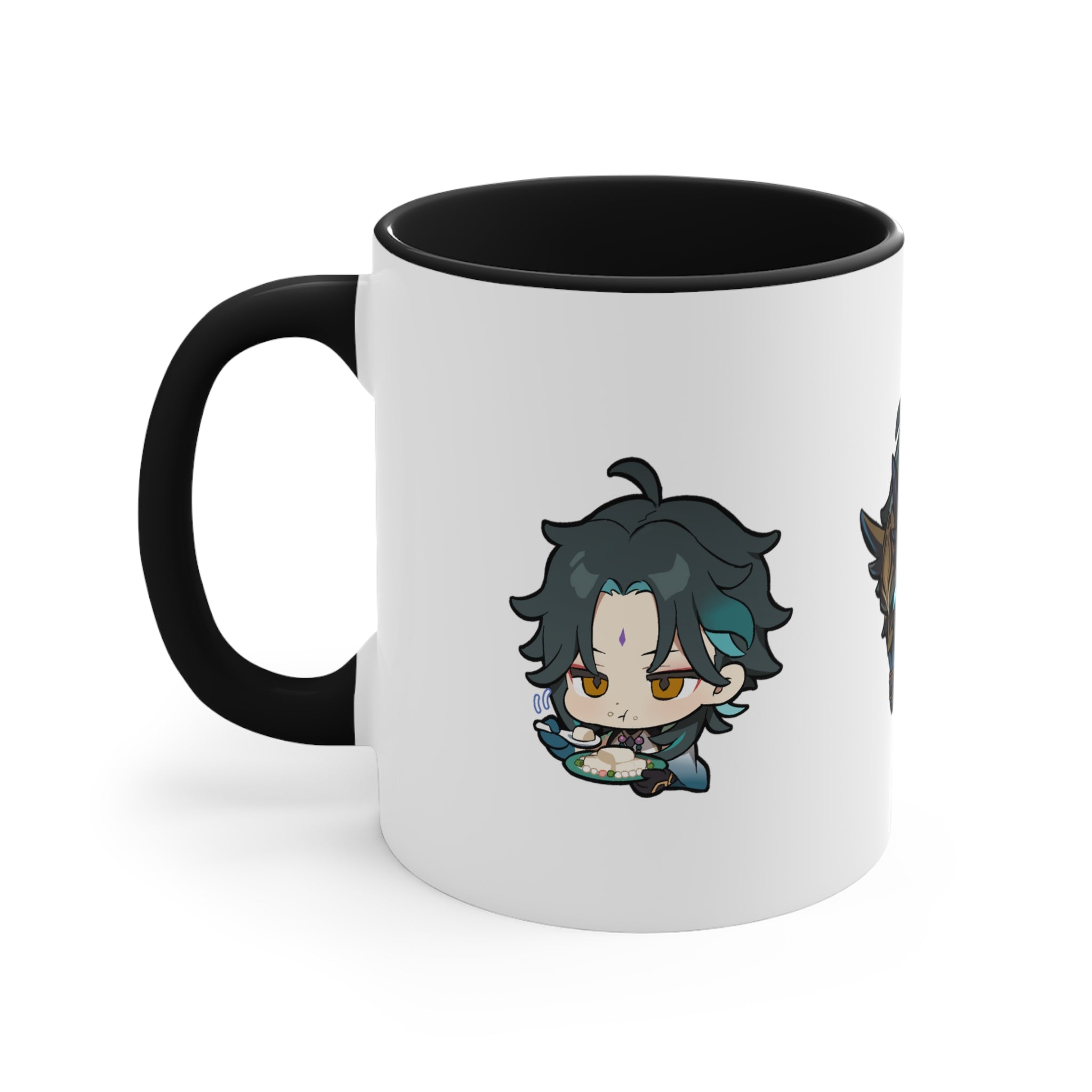 Xiao Genshin Impact Accent Coffee Mug, 11oz Cups Mugs Cup Gift For Gamer Gifts Game Anime Fanart Fan Birthday Valentine's Christmas