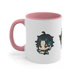 Load image into Gallery viewer, Xiao Genshin Impact Accent Coffee Mug, 11oz Cups Mugs Cup Gift For Gamer Gifts Game Anime Fanart Fan Birthday Valentine&#39;s Christmas
