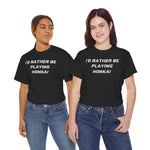 Load image into Gallery viewer, Honkai I&#39;d Rather Be Playing Unisex Heavy Cotton Tee Impact Starrail Shirt Tshirt T-shirt Gamer Gift For Him Her Game Cup Cups Mugs Birthday Christmas Valentine&#39;s Anniversary Gifts
