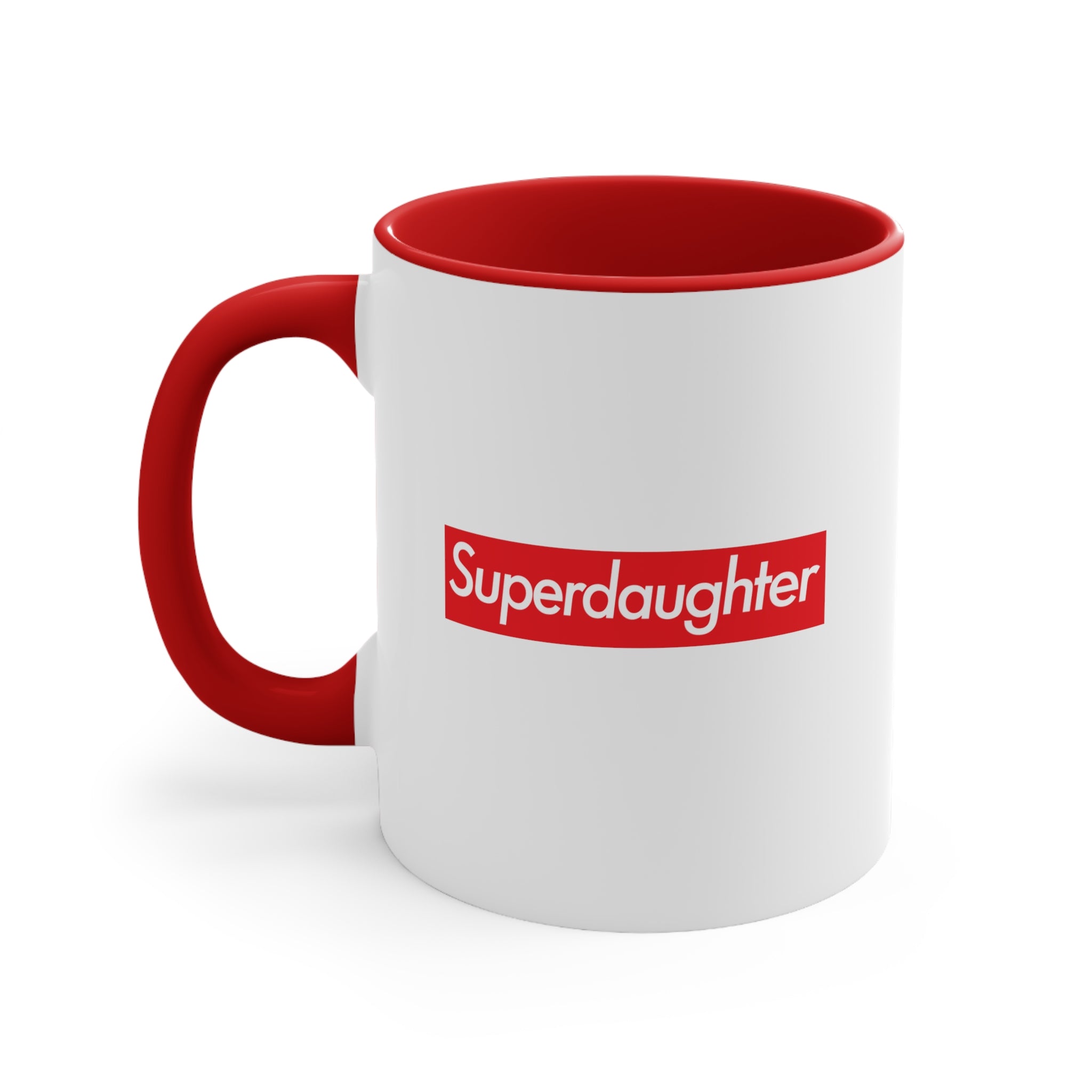 Superdaughter Accent Coffee Mug, 11oz  super Inspired Funny Daughter Appreciation Gift For Daughters Girl Thank You Thankful Birthday Christmas