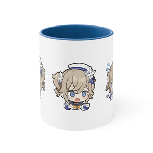Barbara Genshin Impact Accent Coffee Mug, 11oz Cups Mugs Cup Gift For Gamer Gifts Game Anime Fanart Fan Birthday Valentine's Christmas
