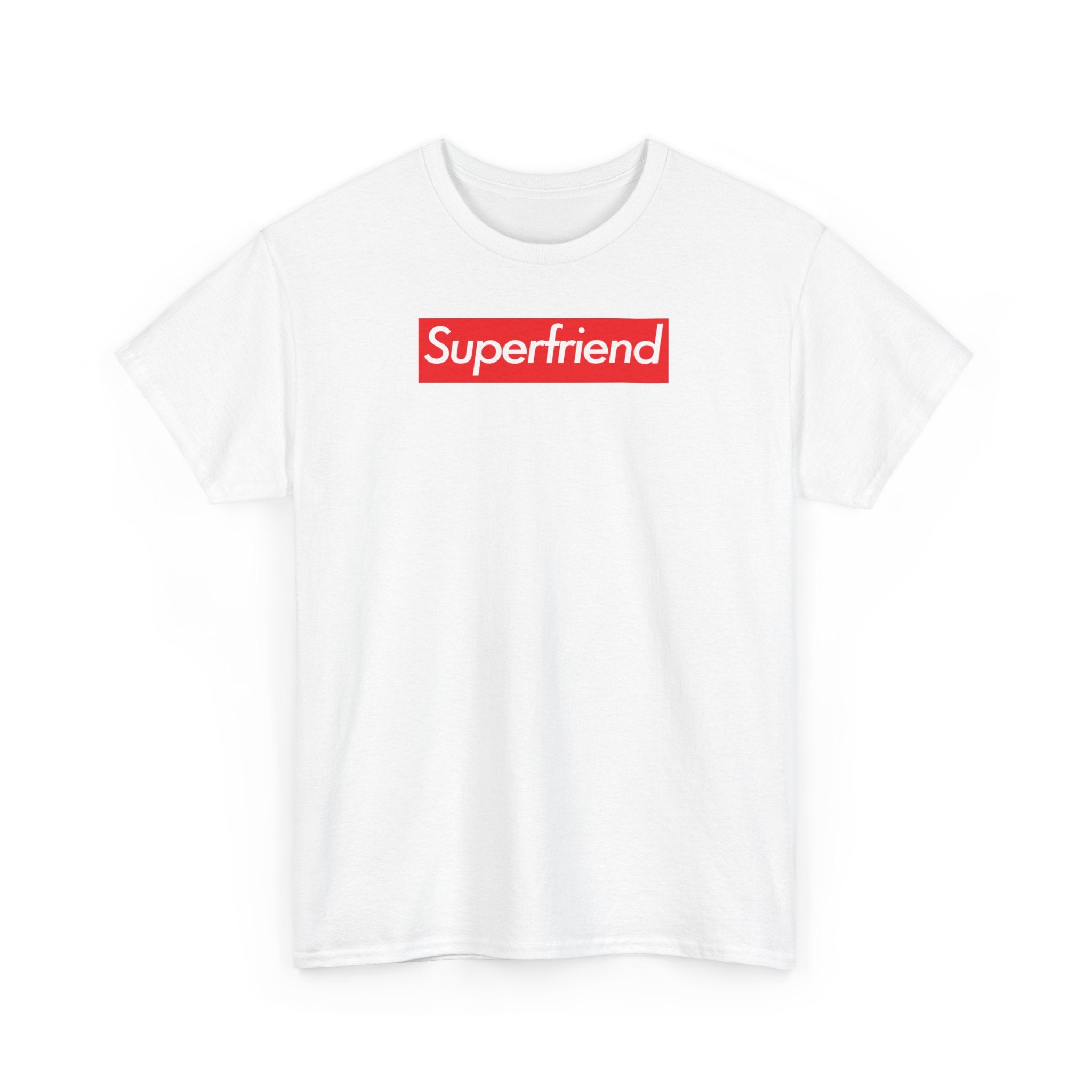 Superfriend Unisex Heavy Cotton Tee Shirt T-shirt super Inspired Funny Friend Friends Appreciation Gift For Colleague Thank You Thankful Birthday Christmas