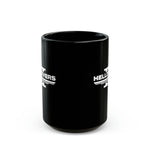 Load image into Gallery viewer, Helldivers 2 White Logo Black Mug (11oz, 15oz) Gift For Him Gift For Her Gamer Cup Game Birthday Christmas Gift
