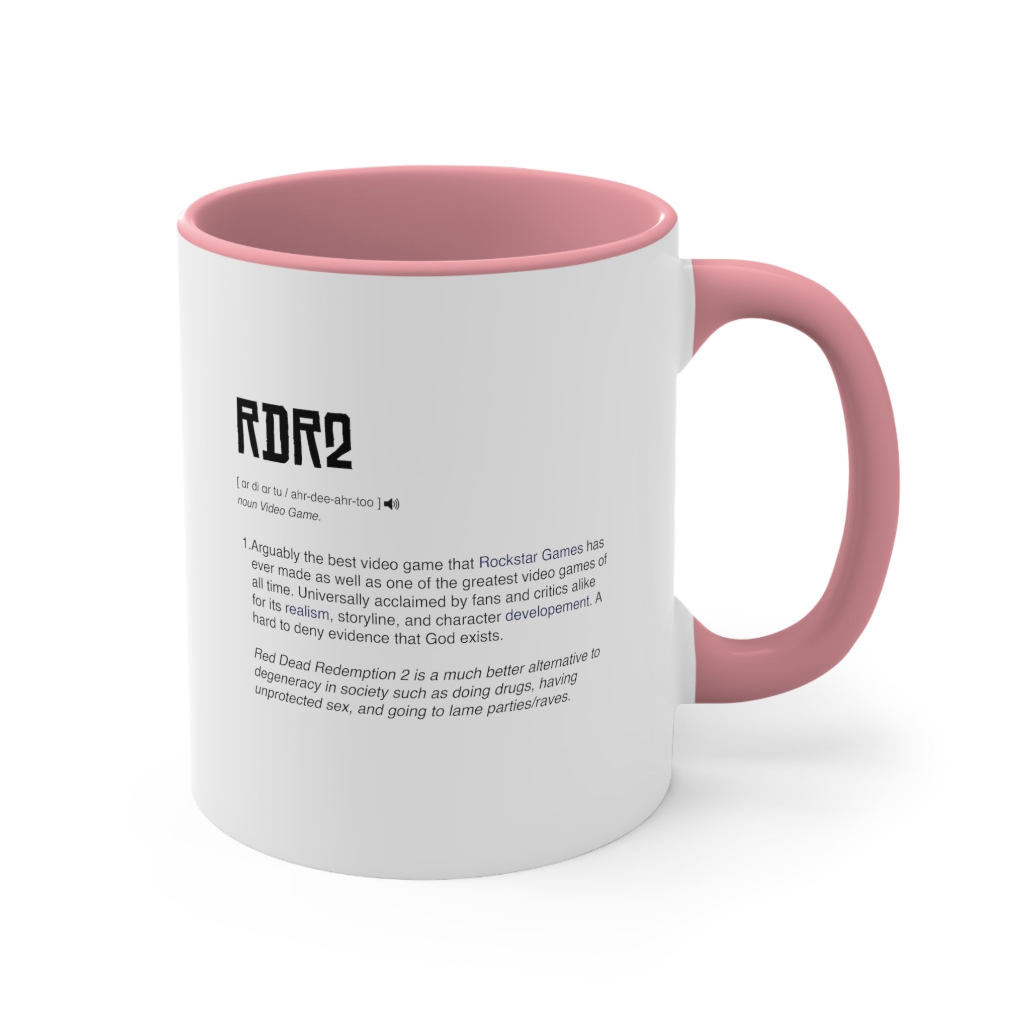 RDR2 Red Dead Redemption 2 Funny Definition Coffee Mug, 11oz