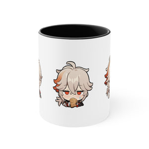 Kazuha Genshin Impact Accent Coffee Mug, 11oz Cups Mugs Cup Gift For Gamer Gifts Game Anime Fanart Fan Birthday Valentine's Christmas