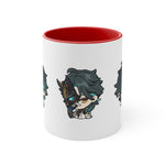 Load image into Gallery viewer, Xiao Genshin Impact Accent Coffee Mug, 11oz Cups Mugs Cup Gift For Gamer Gifts Game Anime Fanart Fan Birthday Valentine&#39;s Christmas
