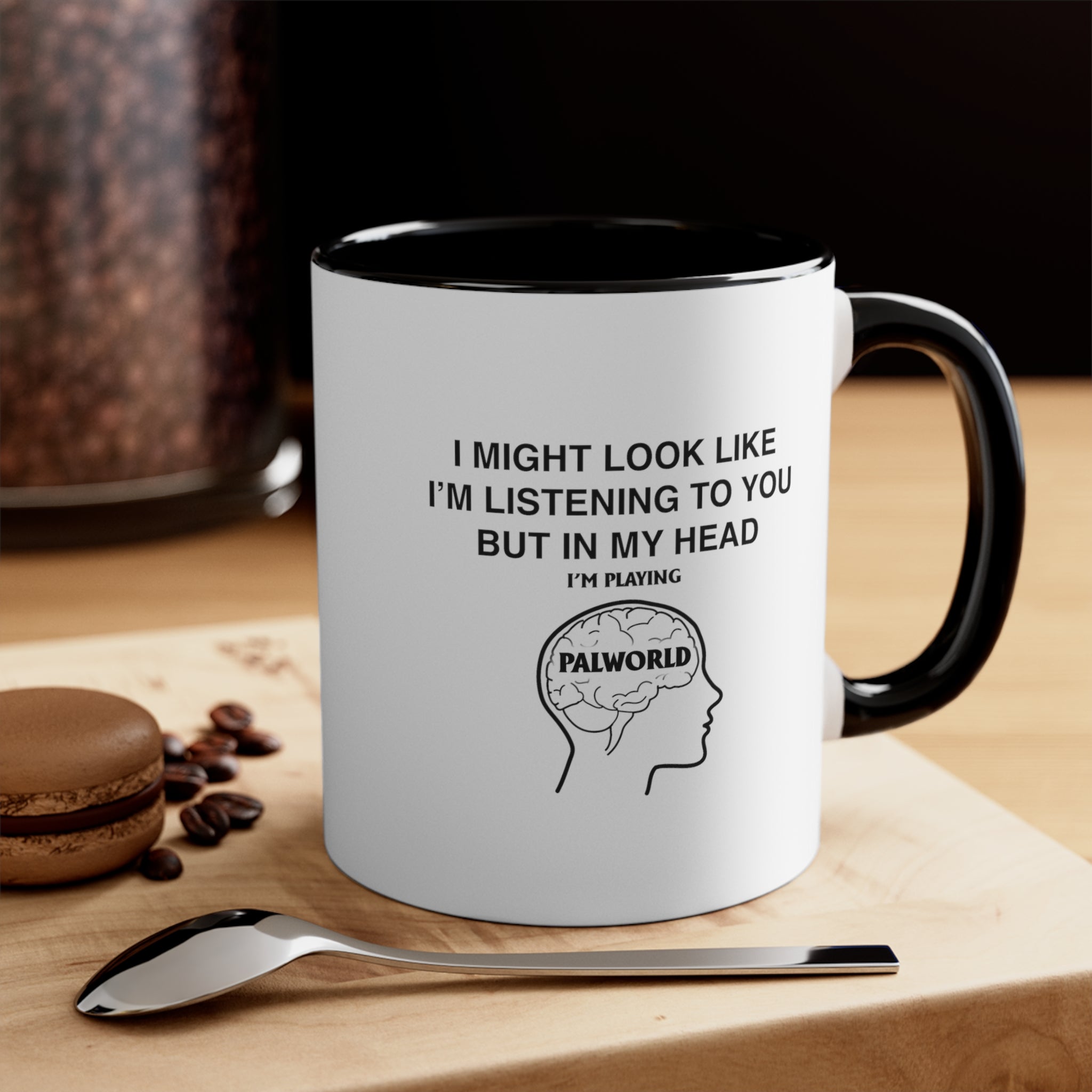 Palworld Funny Coffee Mug, 11oz I Might Look Like I'm Listening Christmas Birthday Joke Humour Humour Gift