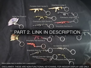 Valorant Weapon Keychain