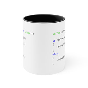 Coding Coffee Accent Coffee Mug, 11oz