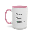 Load image into Gallery viewer, Undertale Fan Mug – "Busy Playing Undertale" Checkbox Coffee Cup (11oz/15oz)
