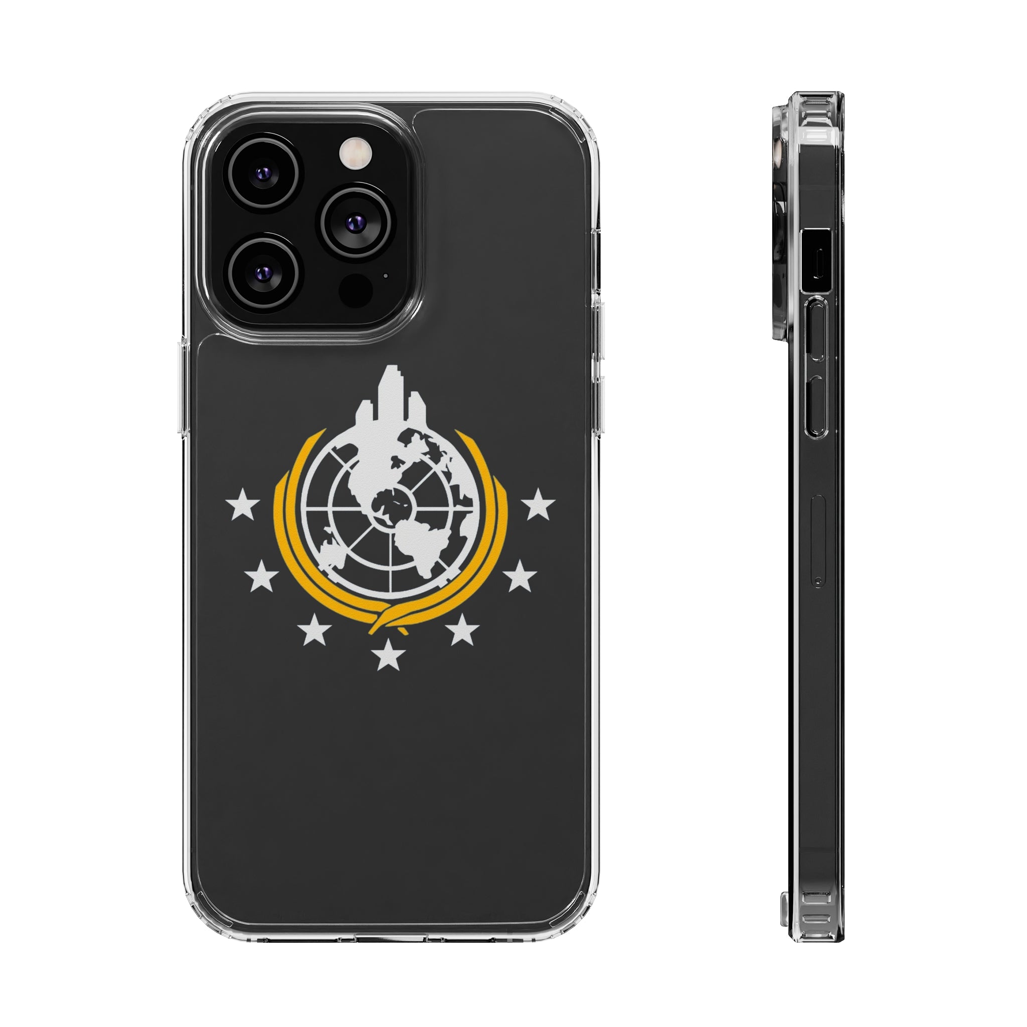 Helldivers 2 Superearth Phone Clear Cases Helldiver Funny Cute Cool Gift For Gamer Game Him Her Logo Birthday Gifts Mobile Case