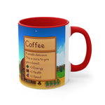 Load image into Gallery viewer, Stardew Valley Accent Coffee Mug, Stardew Valley Gift, Valley Coffee Mug, Stardew Valley Game, Stardew Valley Cup, Stardew Mug, Video Game Mug, Gamer Mug
