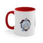 Load image into Gallery viewer, Ganyu Genshin Impact Accent Coffee Mug, 11oz Cups Mugs Cup Gift For Gamer Gifts Game Anime Fanart Fan Birthday Valentine&#39;s Christmas
