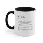 Load image into Gallery viewer, Birthday Funny Definitions Coffee Mug, 11oz Gift For Him Gift For Her Celebration Humor Humour Cup
