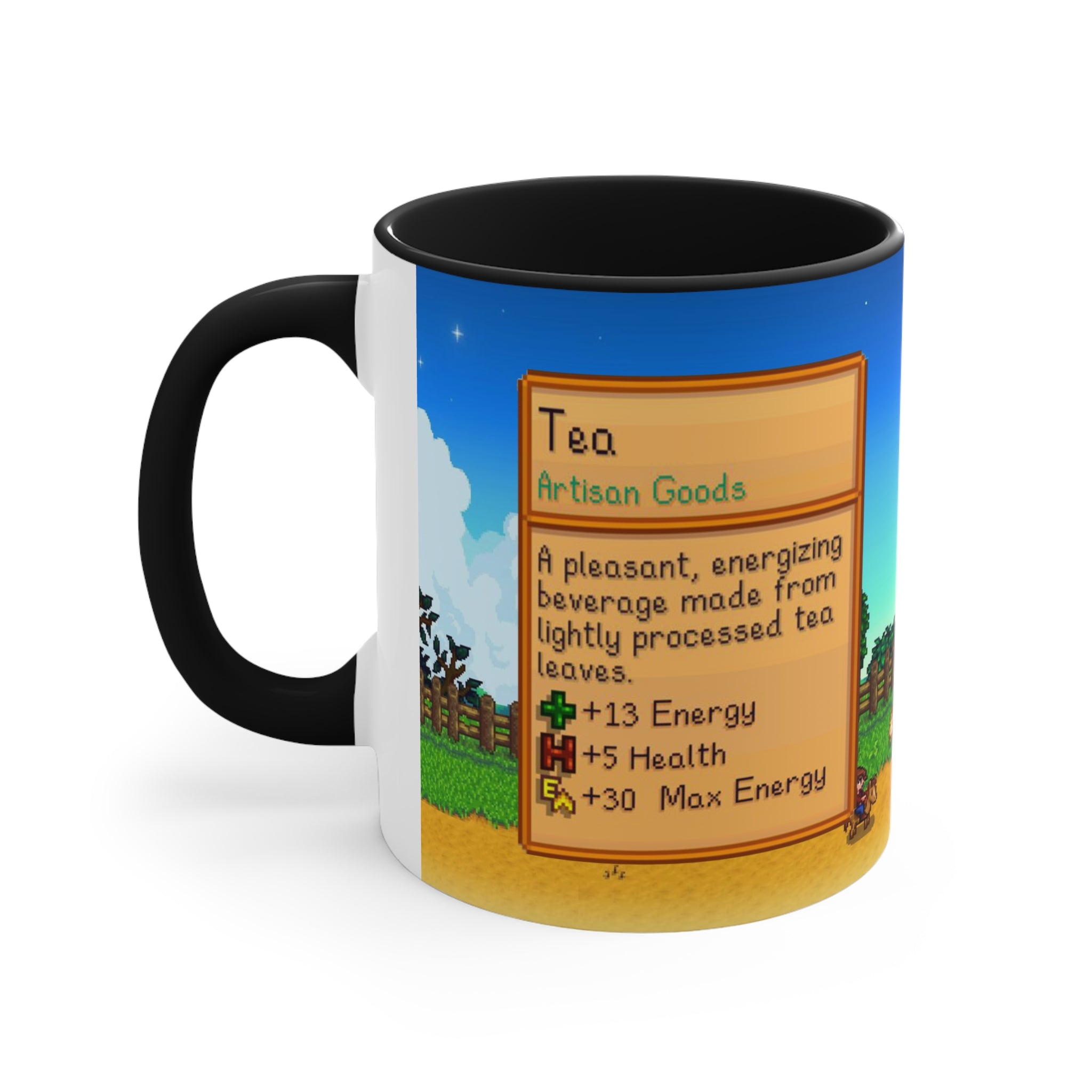 Stardew Valley Tea Coffee Mug  Stardew Valley Gift, Valley Coffee Mug, Stardew Valley Game, Stardew Valley Cup, Stardew Mug, Video Game Mug, Gamer Mug