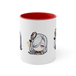 Load image into Gallery viewer, Shenhe Genshin Impact Accent Coffee Mug, 11oz Cups Mugs Cup Gift For Gamer Gifts Game Anime Fanart Fan Birthday Valentine&#39;s Christmas
