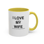 Load image into Gallery viewer, Hollow Knight Wife Mug — "I Love It When My Wife Lets Me Play Hollow Knight" Ceramic Coffee Mug
