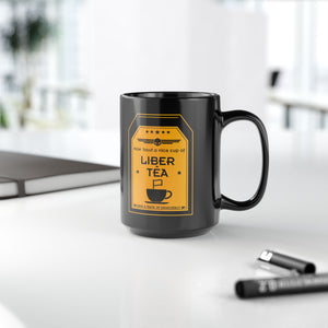 HOW BOUT A NICE CUP OF LIBER-TEA Black Mug (11oz, 15oz) Helldivers 2 Gift For Him Gift For Her Birthday Christmas Liberty Libertea Valentine