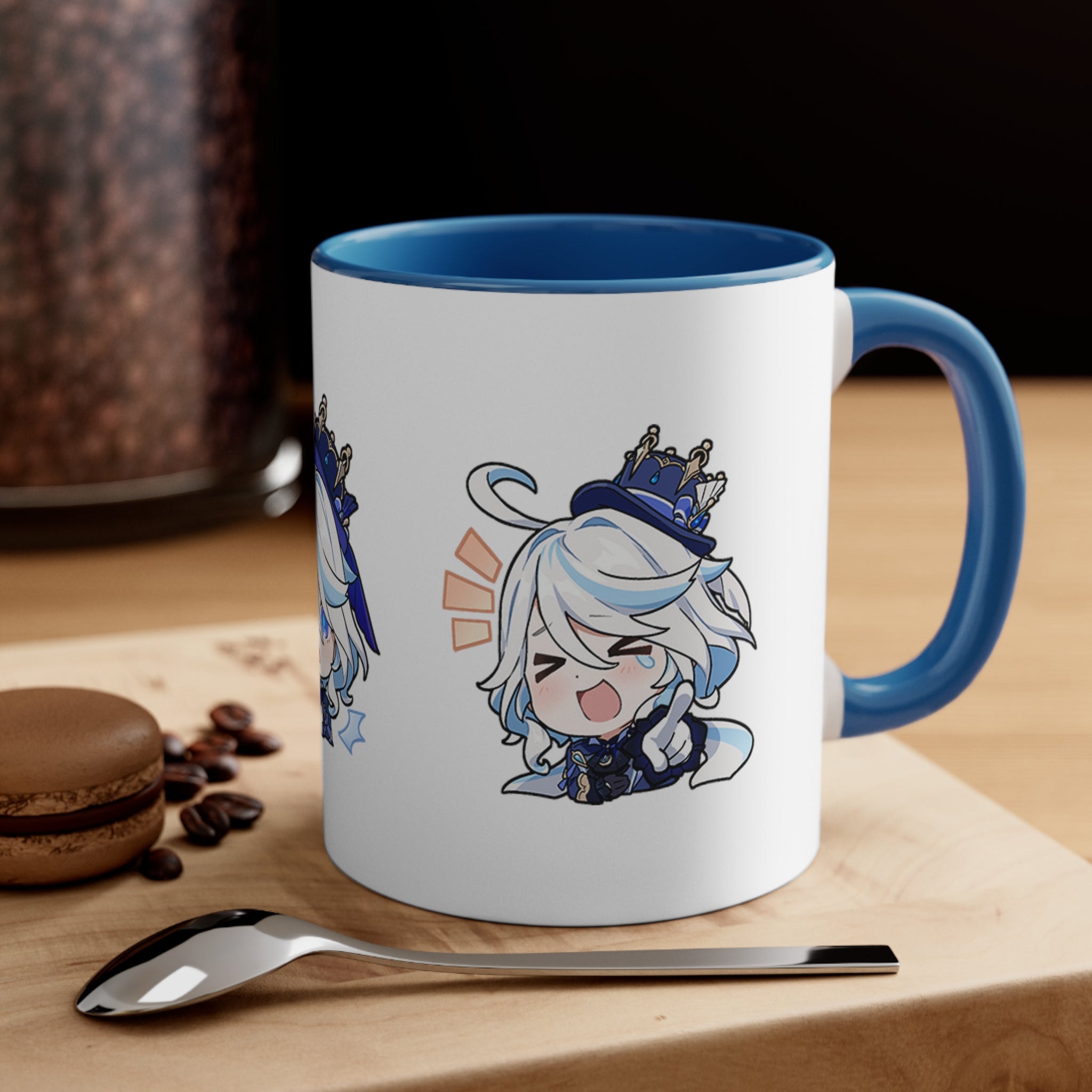 Furina Genshin Impact Accent Coffee Mug, 11oz Cups Mugs Cup Gift For Gamer Gifts Game Anime Fanart Fan Birthday Valentine's Christmas