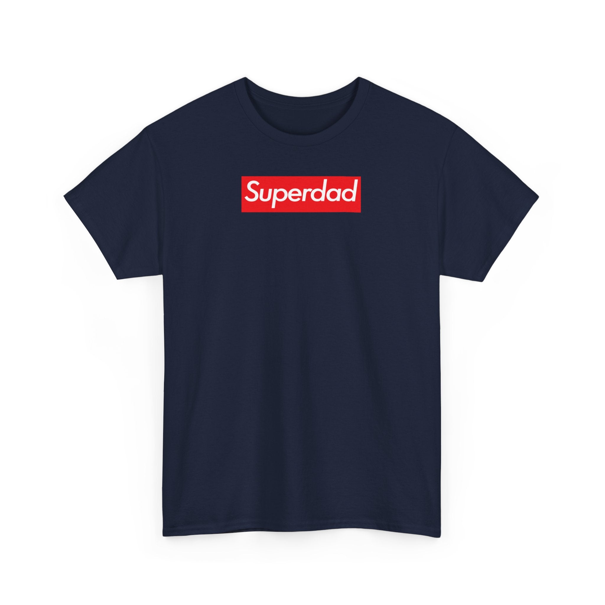 Superdad Unisex Heavy Cotton Tee Shirt T-shirt super Inspired Funny Dad Father Appreciation Gift For Dads Fathers Day Thank You Thankful Love Birthday Christmas