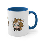 Load image into Gallery viewer, Gorou Genshin Impact Accent Coffee Mug, 11oz Cups Mugs Cup Gift For Gamer Gifts Game Anime Fanart Fan Birthday Valentine&#39;s Christmas
