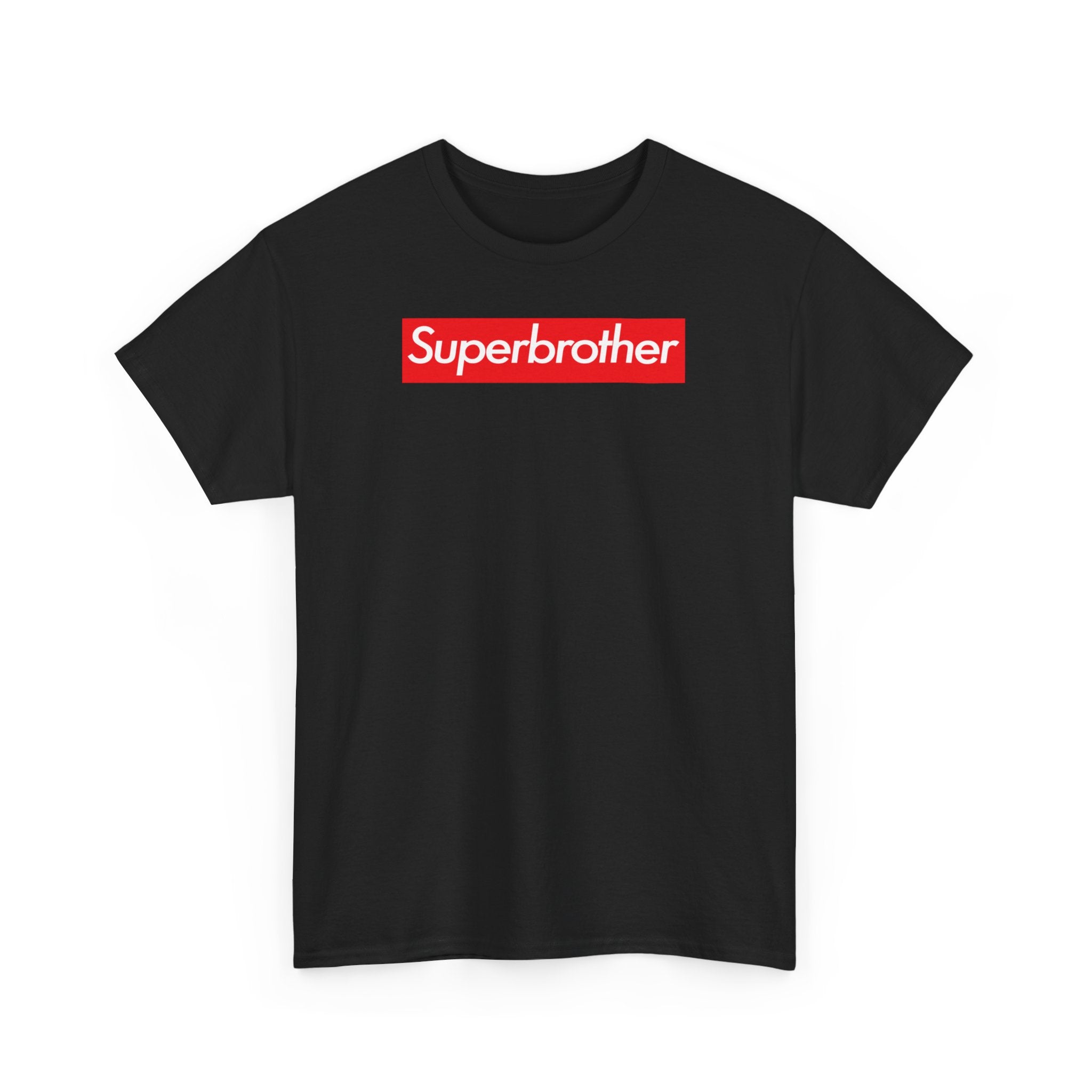 Superbrother Unisex Heavy Cotton Tee super Inspired Funny Brothers Appreciation Gift For Bro Brother Thank You Thankful Birthday Christmas