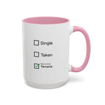 Load image into Gallery viewer, Terraria Checklist Coffee Mug (11oz &amp; 15oz) - Gamer Gift
