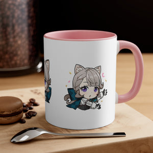 Lynette Genshin Impact Accent Coffee Mug, 11oz Cups Mugs Cup Gift For Gamer Gifts Game Anime Fanart Fan Birthday Valentine's Christmas