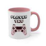 Load image into Gallery viewer, Player One &amp; Two  Gamer Coffee Mug, 11oz Gamer Mug Couple Mug Gift For Him Gift For Her Valentine
