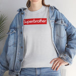 Load image into Gallery viewer, Superbrother Unisex Heavy Cotton Tee super Inspired Funny Brothers Appreciation Gift For Bro Brother Thank You Thankful Birthday Christmas
