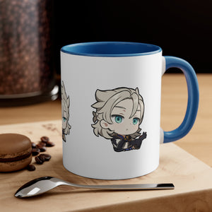 Albedo Genshin Impact Accent Coffee Mug, 11oz Cups Mugs Cup Gift For Gamer Gifts Game Anime Fanart Fan Birthday Valentine's Christmas