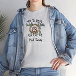 Load image into Gallery viewer, Sloth Cute Funny T-Shirt Unisex Heavy Cotton Tee Shirt Lazy Comedy Joke Humor Humour Graphic Tees Gift For Him Gift For Her Couple
