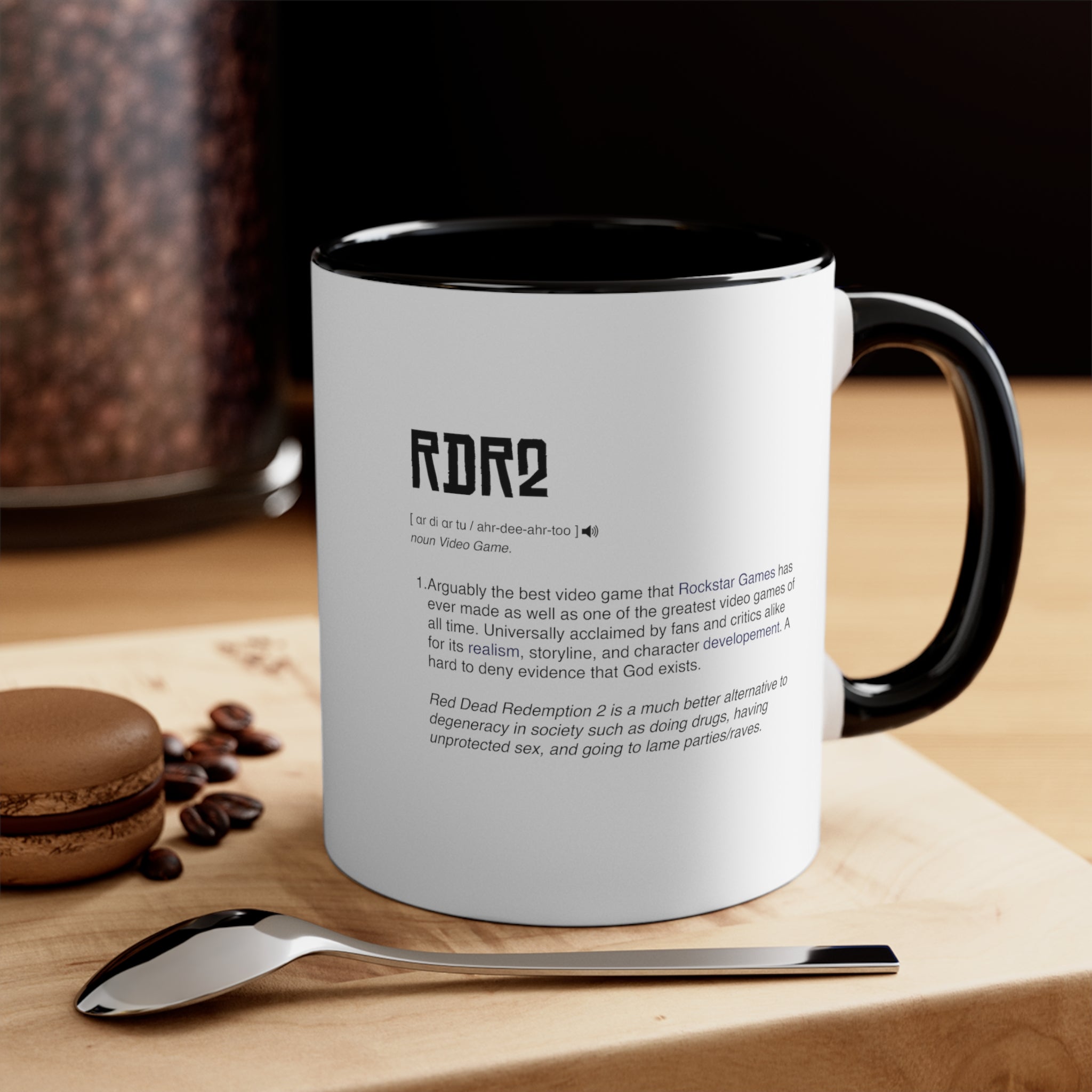 RDR2 Red Dead Redemption 2 Funny Definition Coffee Mug, 11oz